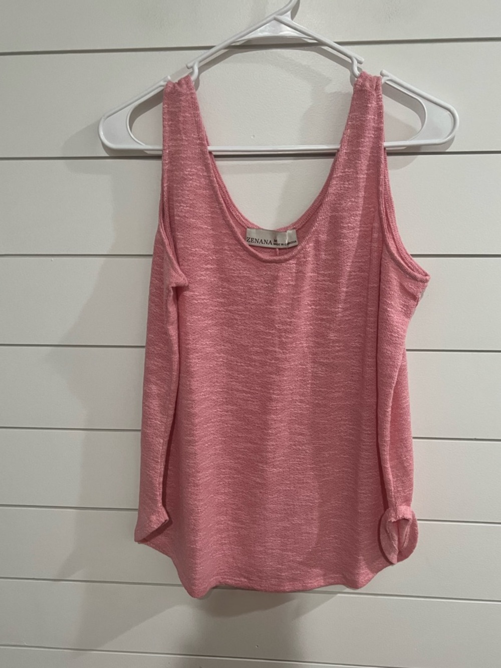 Zenana Outfitters Pink  Tank Top